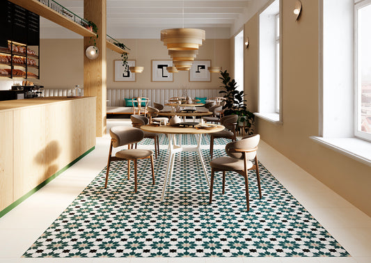 Marokkanske Fliser Floor Blue  N