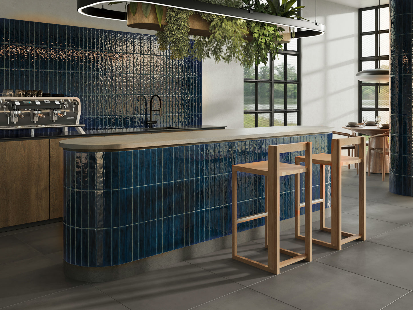 Vægfliser Blue HM 5x25