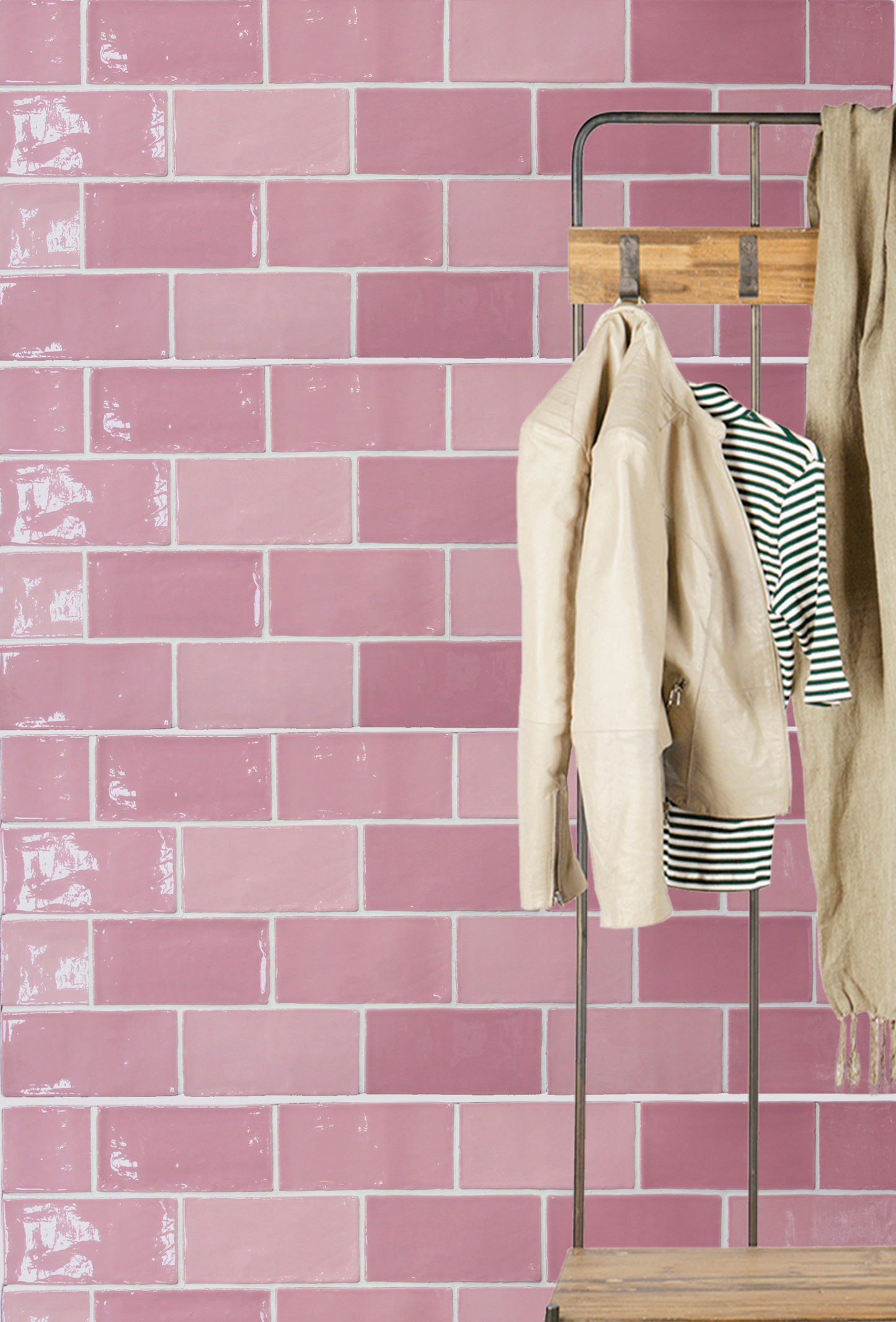 Vægfliser Pink HM 7,5x15