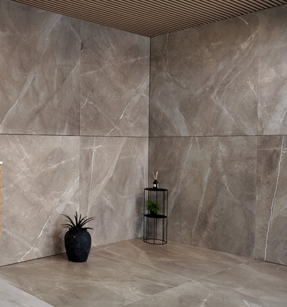 Marmorlook Fliser Vivalto Mokka