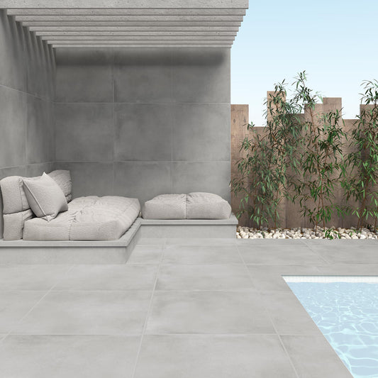 Terrasse Fliser Manhattan Pearl