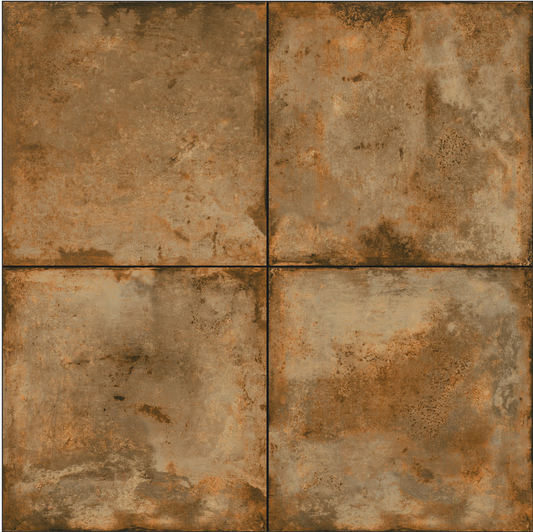 Givet Rust Metal Flise (Yellow)