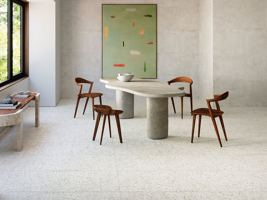 Nadinne Hvid Terrazzo Flise