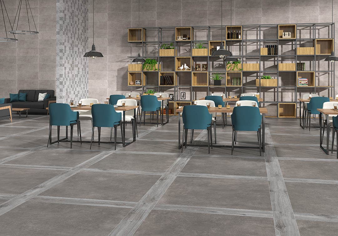 Betonlook Fliser Newton Grey