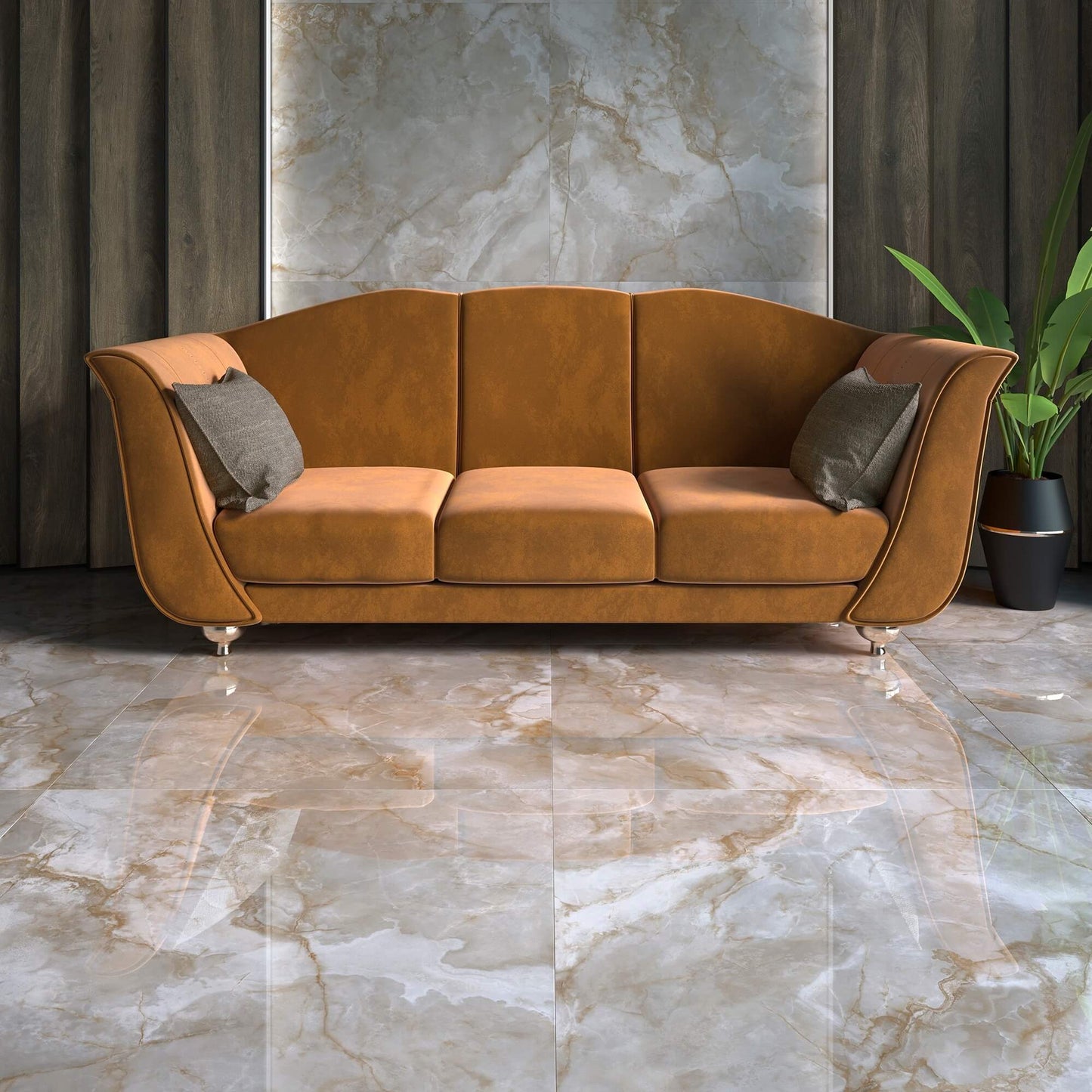 Marmorlook Fliser Orix Perla