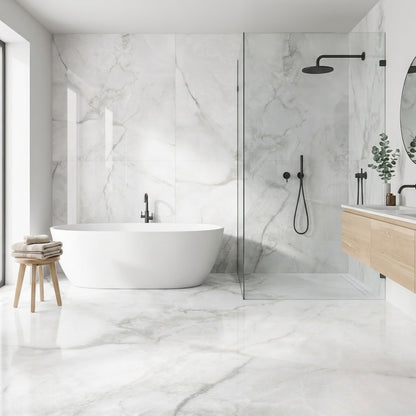 Marmorlook Fliser Onice Pearl