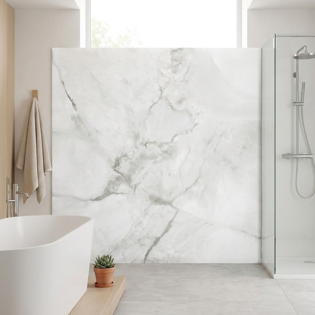 Marmorlook Fliser Onice Pearl