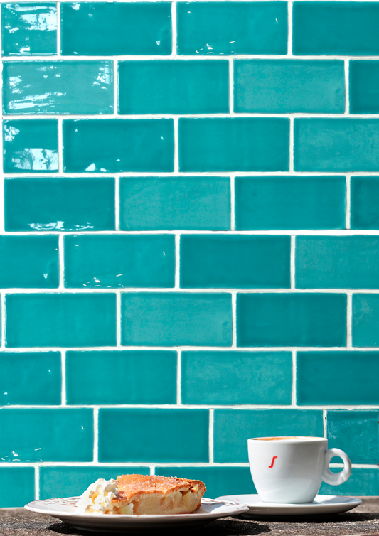 Vægfliser Tourquoise Mix HM 7,5x15