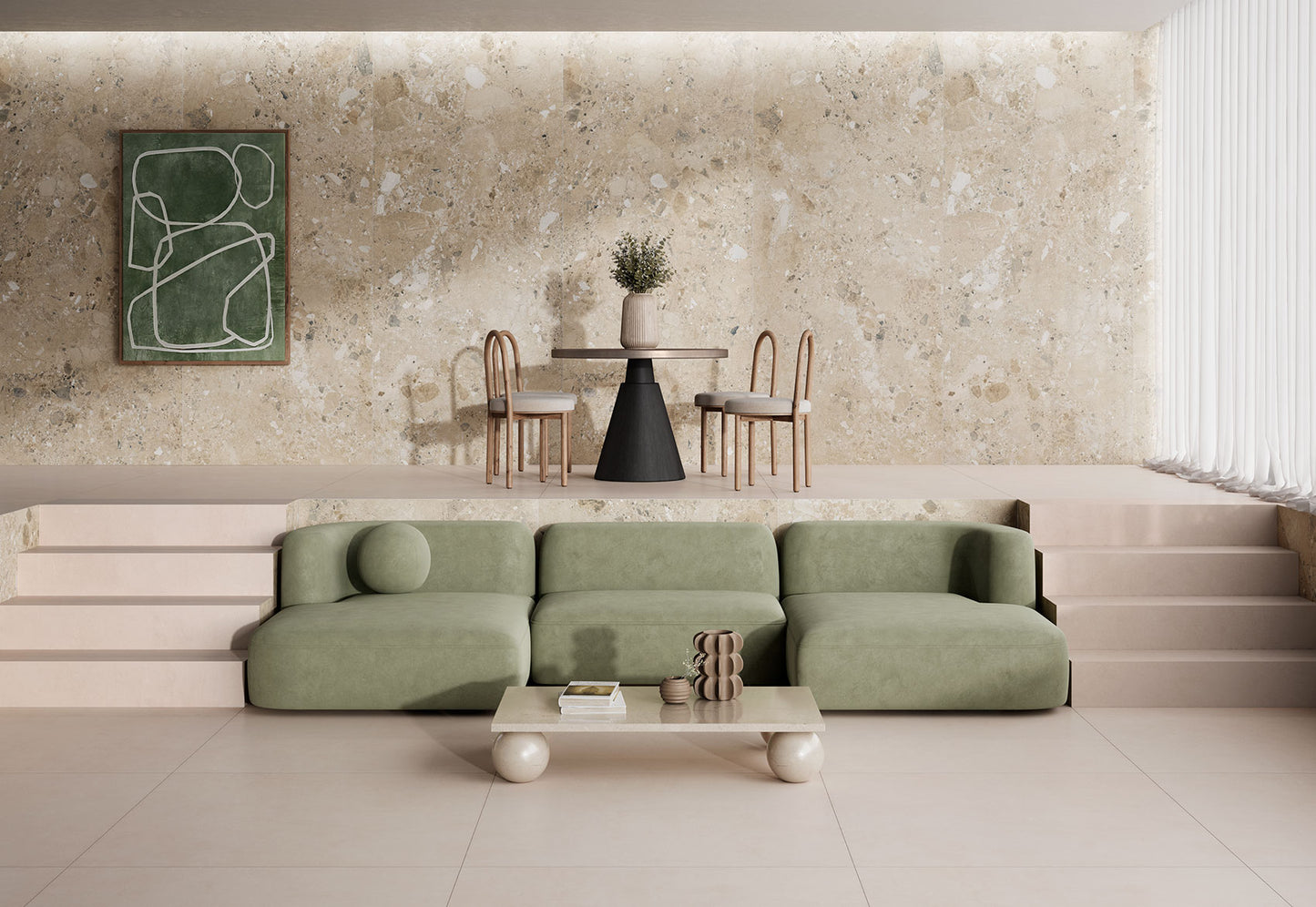 Terrazzo Fliser Ura Beige