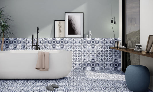Hampton Blue Marokkanske Fliser