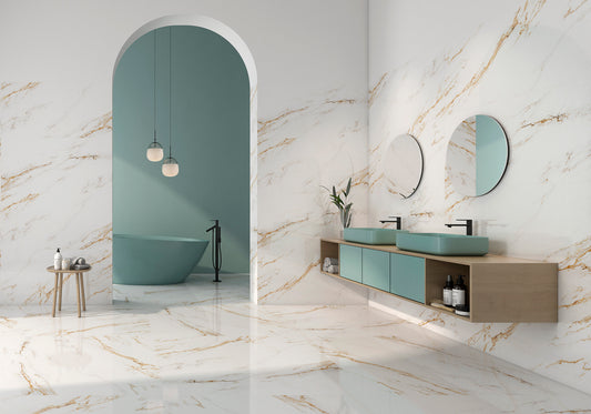 New Royal Hvid Marmor Flise