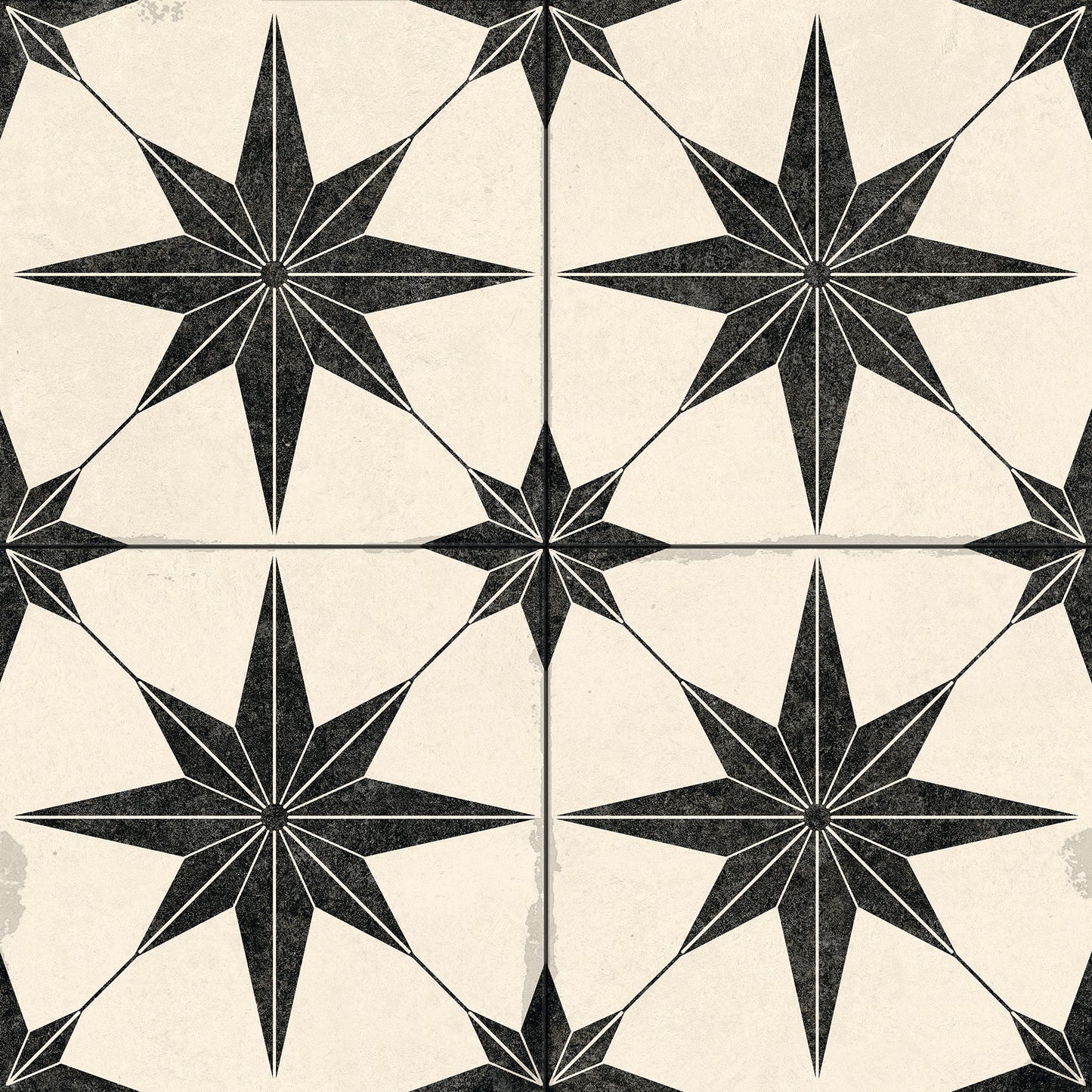 Marokkanske Flise Star Antic White N