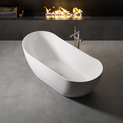 Badekar Fritstående Nordic Oval 180x80