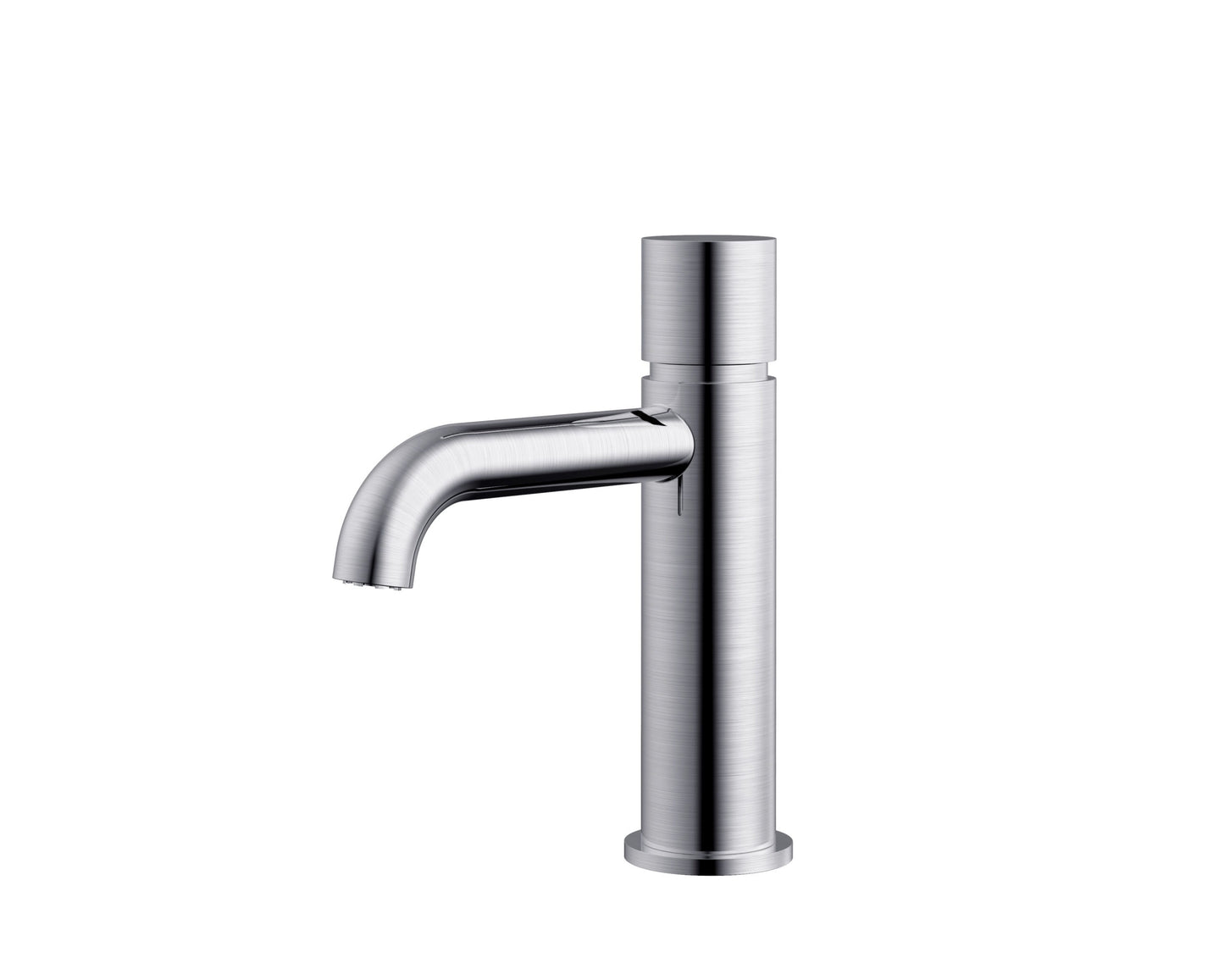 Cassøe One – Børstet Krom håndvaskarmatur Inkl. Bundventil 187mm