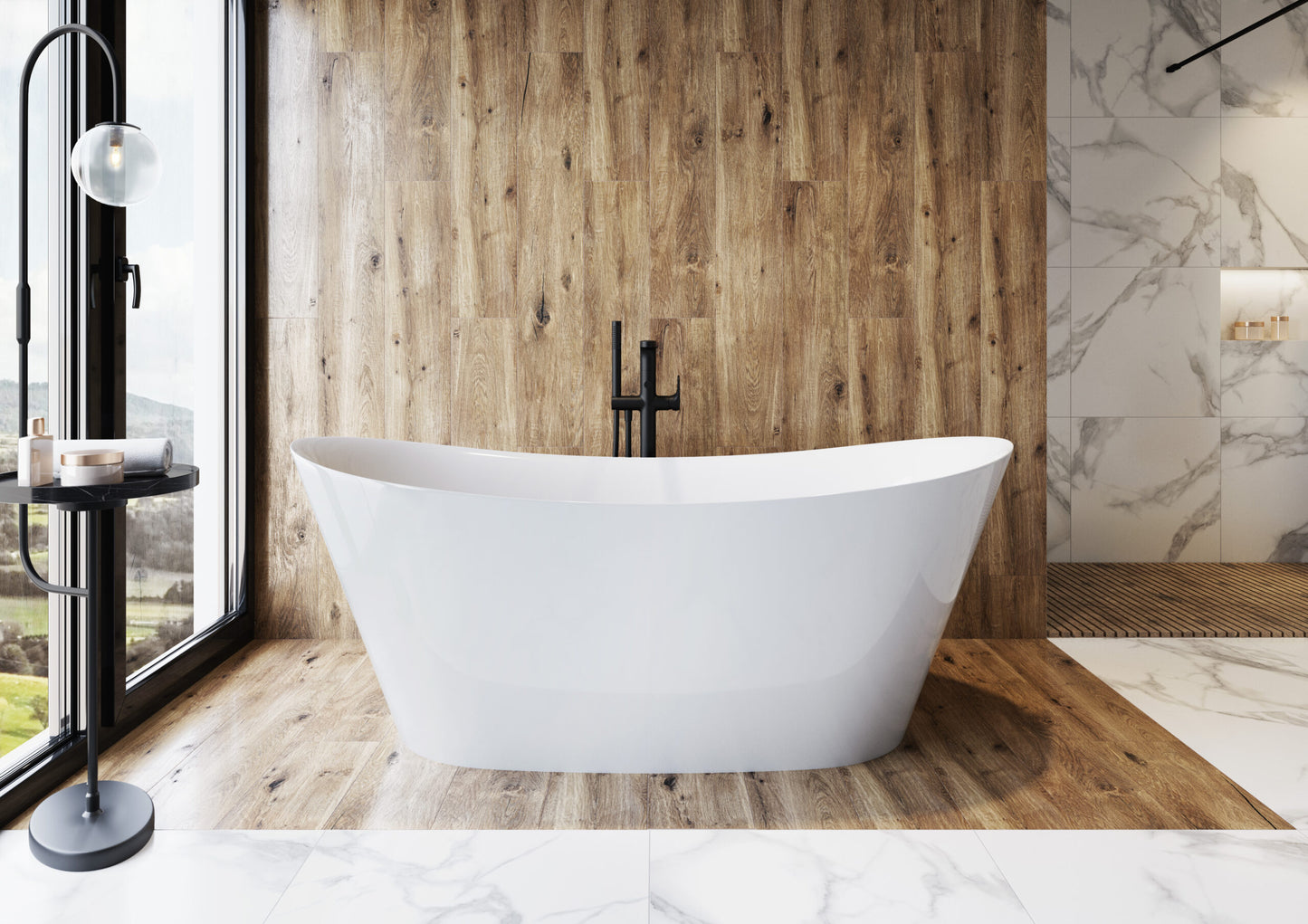 Badekar Fritstående Nordic 170x80