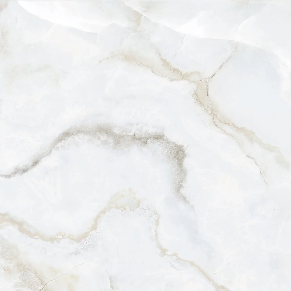 Marmorlook Fliser Basil White