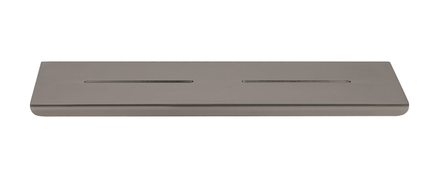Cassøe A5 brusehylde, vendbar - Gun Metal