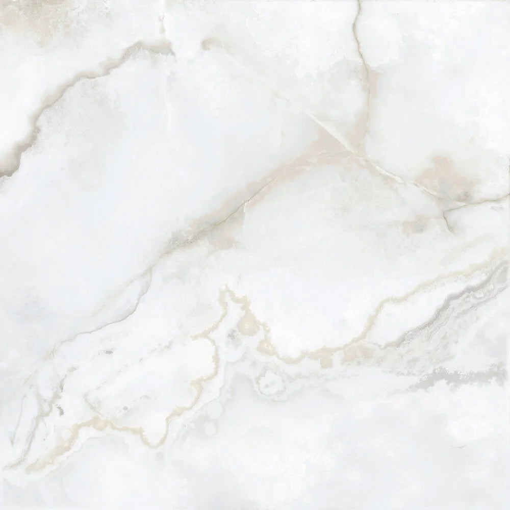 Marmorlook Fliser Basil White