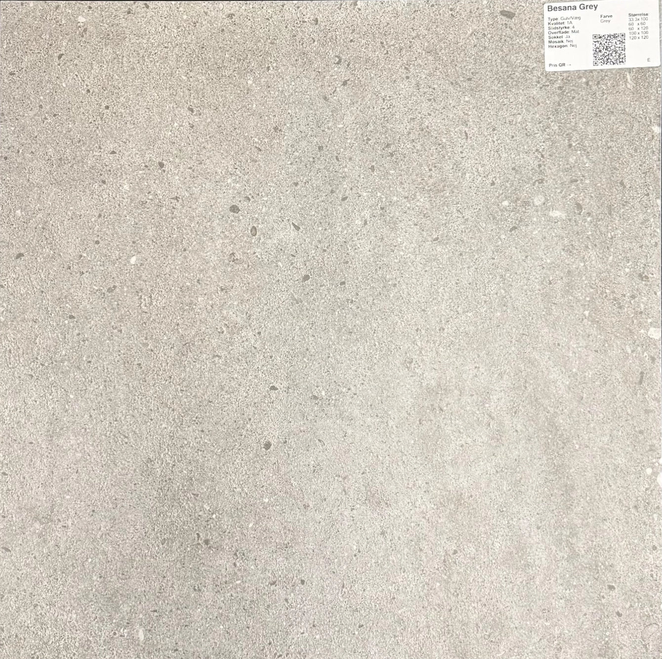 Betonlook Fliser Besana Grey