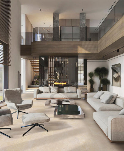 Block Beige Betonlook Flise
