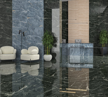 Marmorlook Fliser Brasilia Black