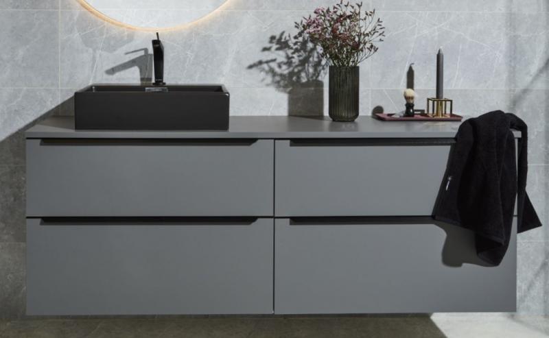 Cassøe Soft Grå Badeværelsesmøbel