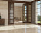 Rum i hjem med Coliseo Beige marmor fliser på gulv