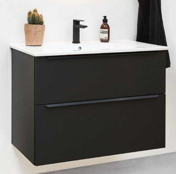 Cassøe Soft Sort Badeværelsesmøbel