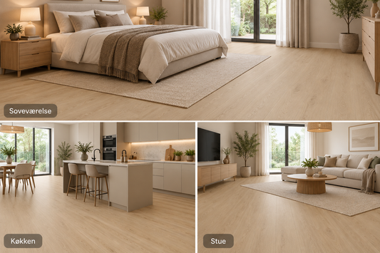Vinyl SPC Plank – Med naturligt egetræslook Dubai Oak