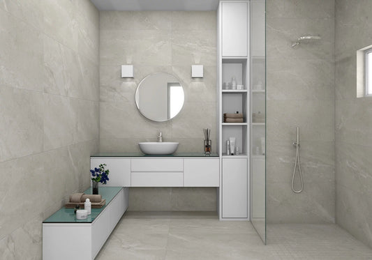 Ecchio Crema Betonlook Flise