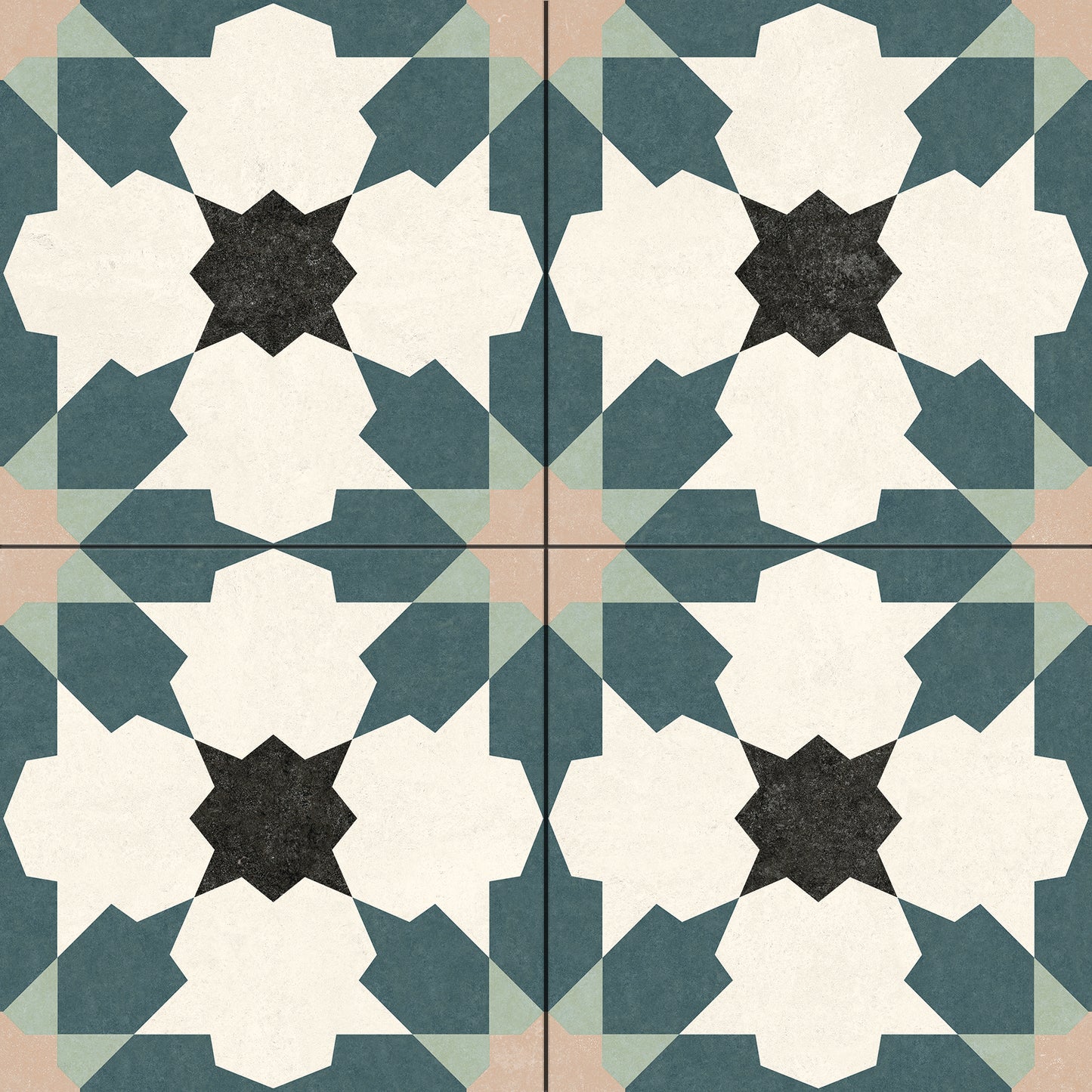Marokkanske Fliser Floor Blue  N