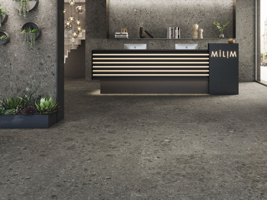 Terrazzo Fliser Hannover Dark Grey