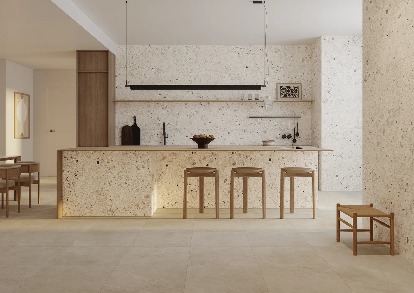 Terrazzo Fliser Jaya Beige