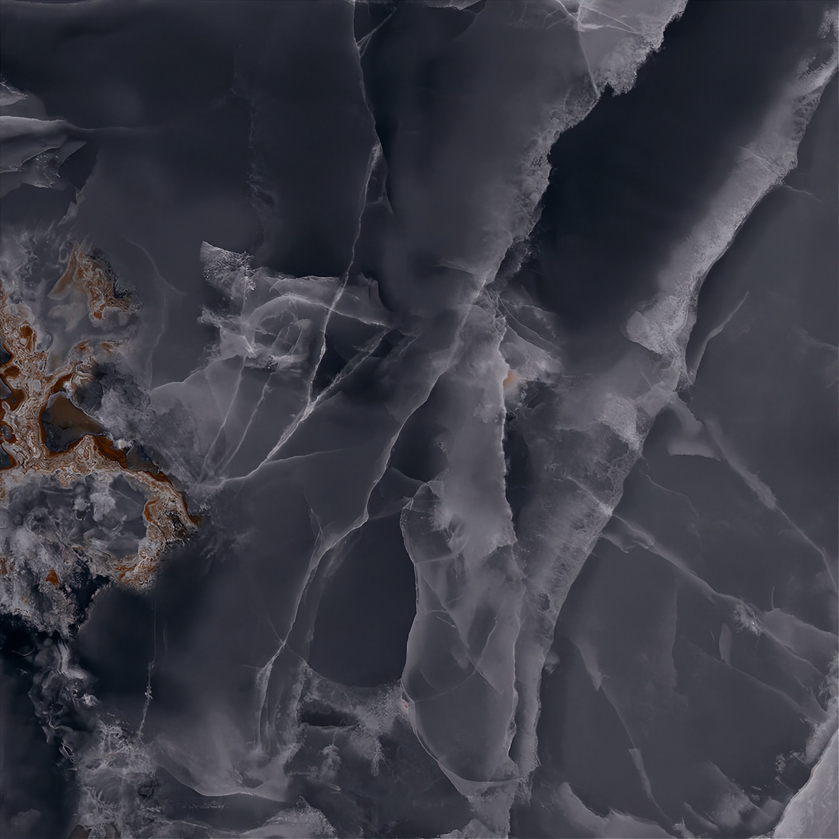 Marmorlook Fliser Iceland Midnight