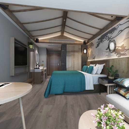 LVT Vinylklik Mørk Natur