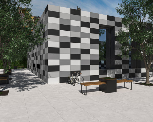 Betonlook Fliser Manley Grey
