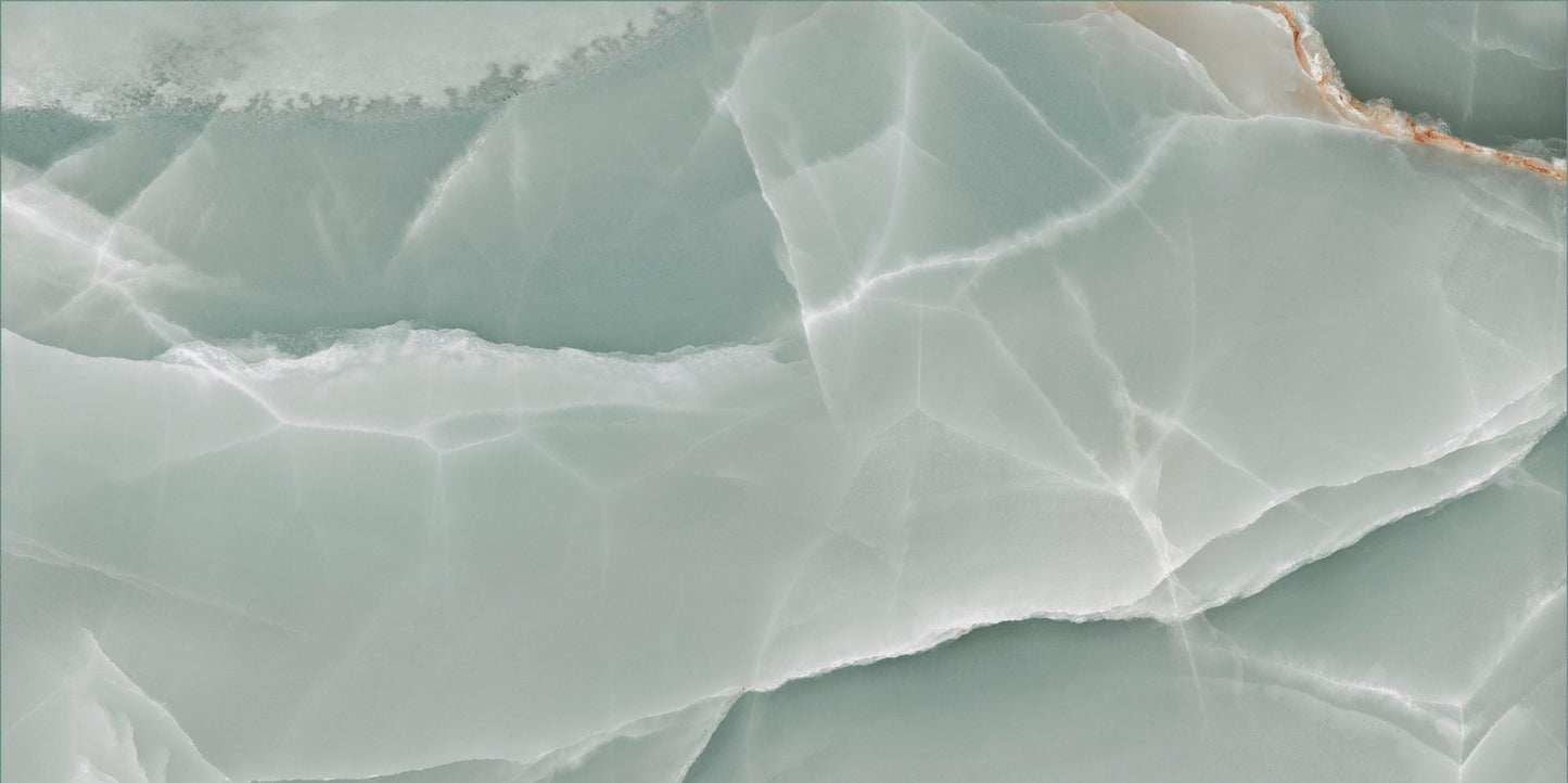 Marmorlook Fliser Onyx Turquoise