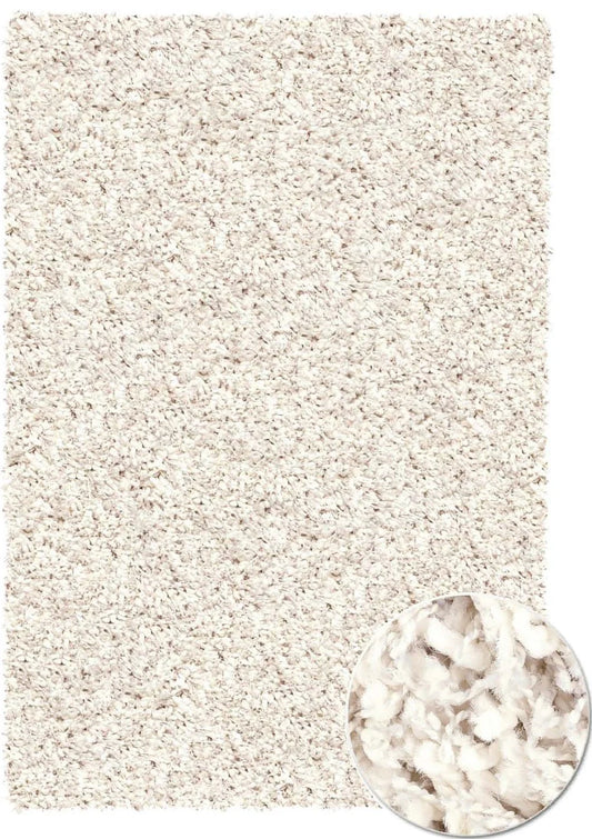 Gulv Tæppe Starlight Off white Firkantet