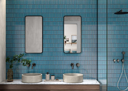 Vægfliser Mosaik Linea Teal