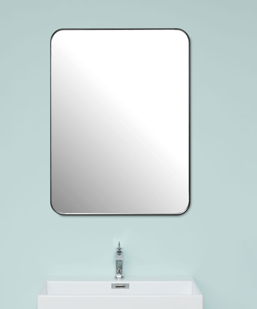 Cassøe Soft Spejl Sort Ramme