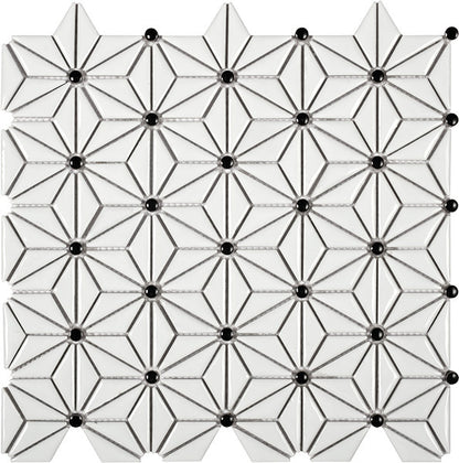Vægfliser Mosaik Tokyo White
