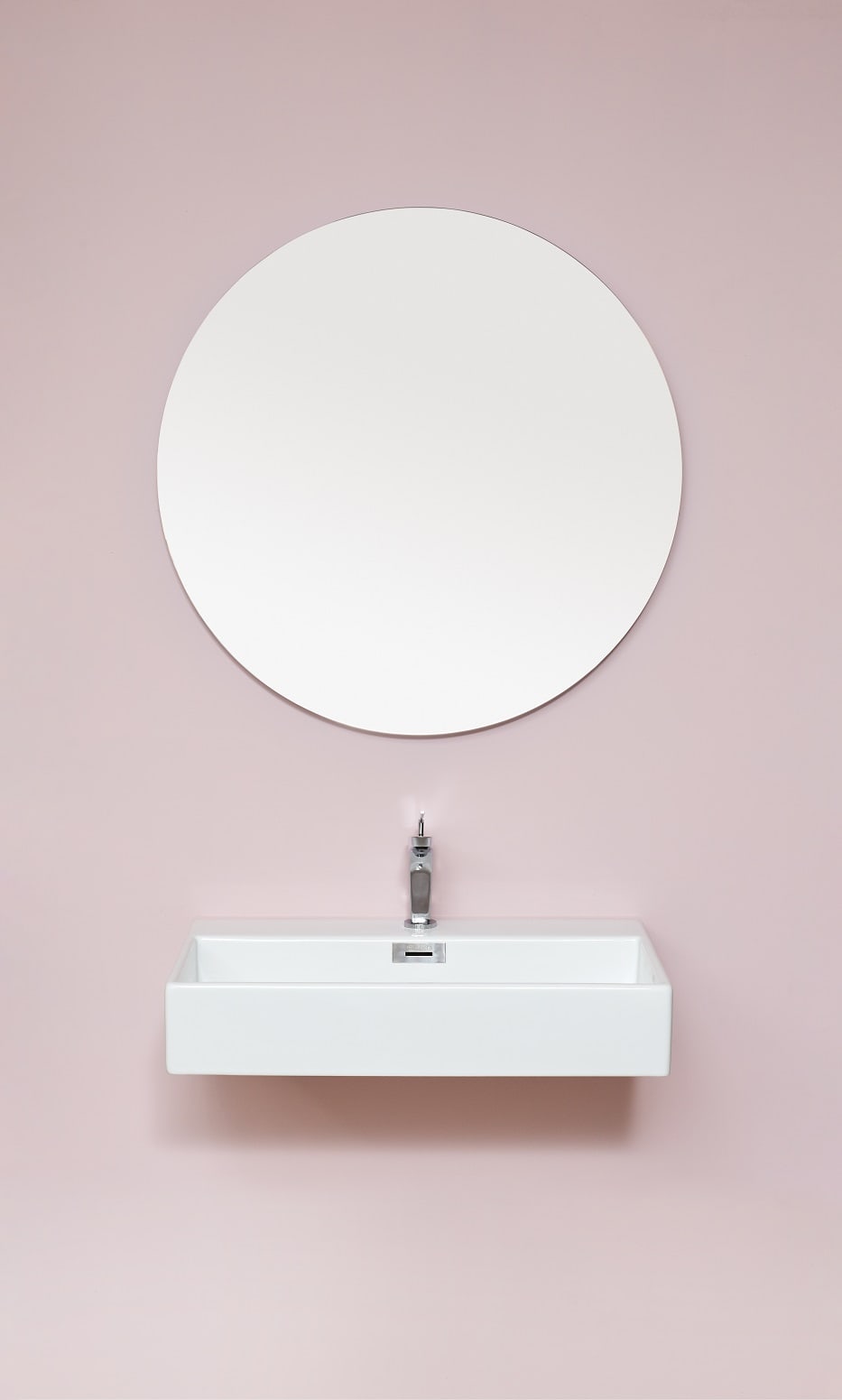 Cassøe plain Rund Spejl