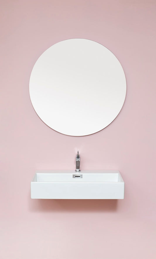 Cassøe plain Rund Spejl