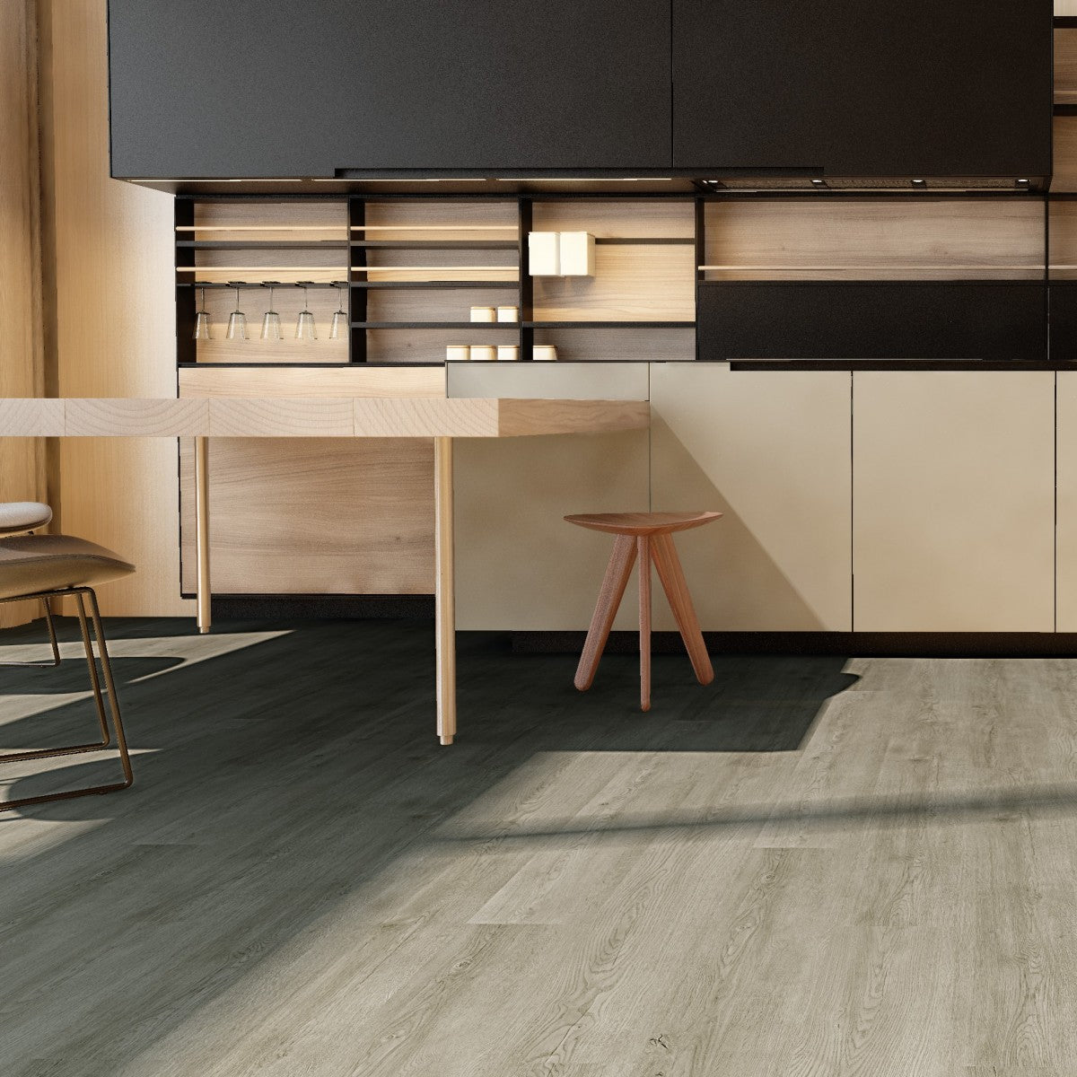 LVT Dryback Planke - Grå - 2,5 mm