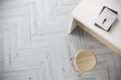 SPC Vinyl Klik Gulv Sildeben Ice Oak