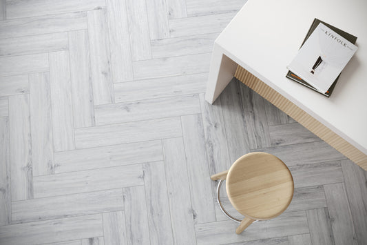 SPC Vinyl Klik Gulv Sildeben Ice Oak