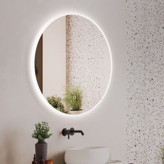 Cassøe Ravenna Rund Spejl – Med Front & Backlight