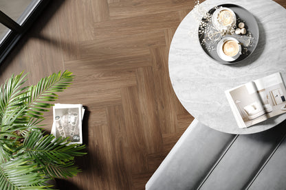 SPC Vinyl Klik Gulv Sildeben Marrone Oak