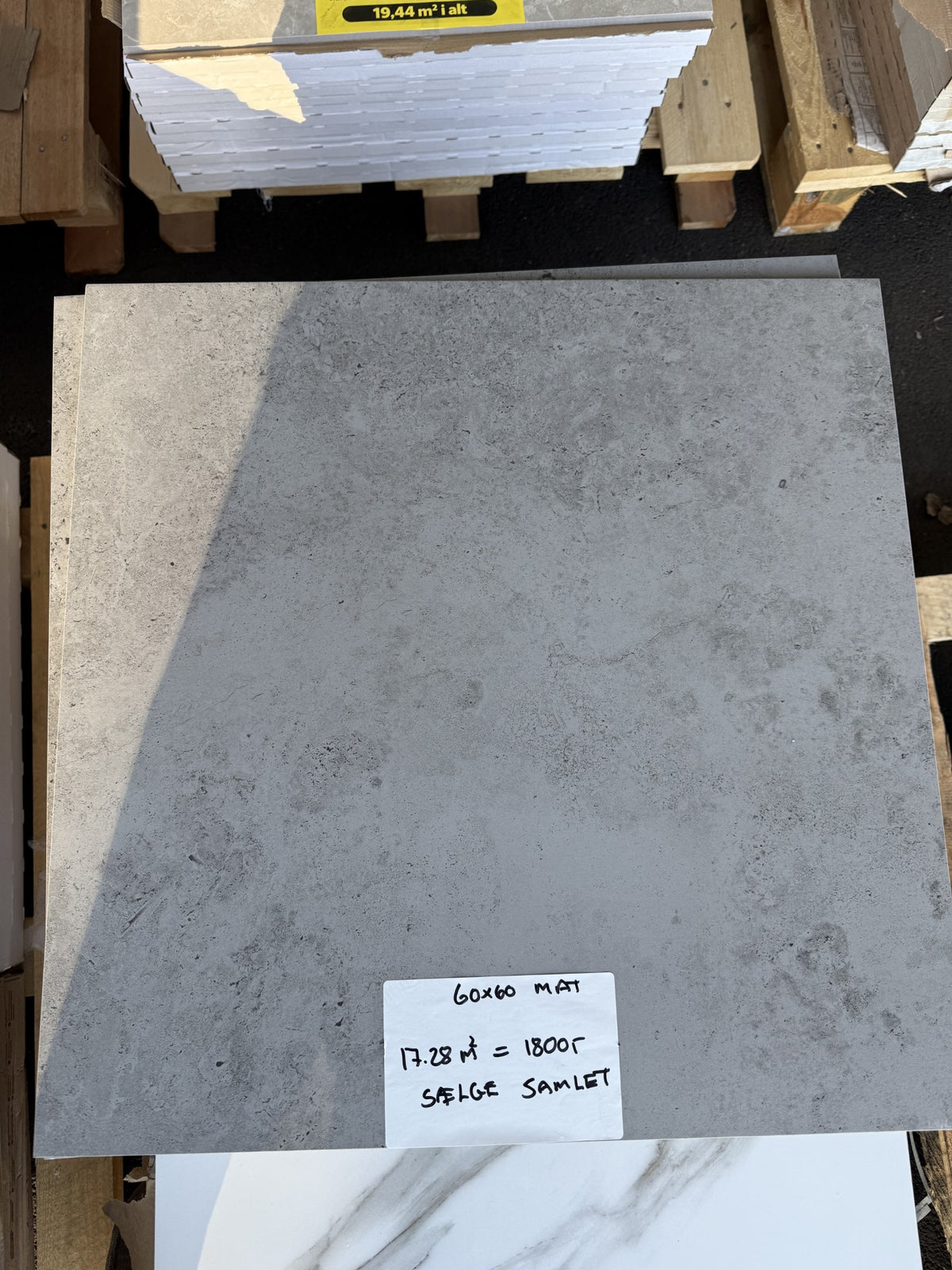 Rest Fliser 60x60 Mat