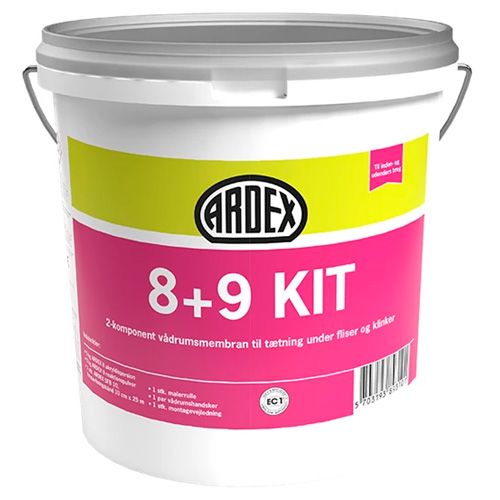 ARDEX 8+9 LW kit (5+5kg) Inkl. Pensel og Rulle Membran